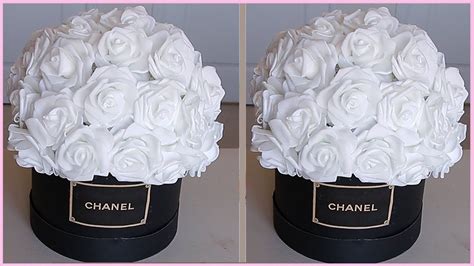 chanel roses box drawing|DIY Super Cheap CHANEL Flower Box .